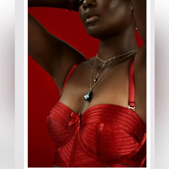 NWT Bordelle Minerva 3 piece Set in Burnt Red size S - Picture 5 of 9